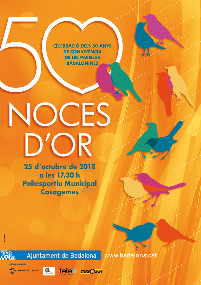 Aquest dijous se celebra la XXXII edició de les Noces d’Or al poliesportiu de Casagemes de Badalona