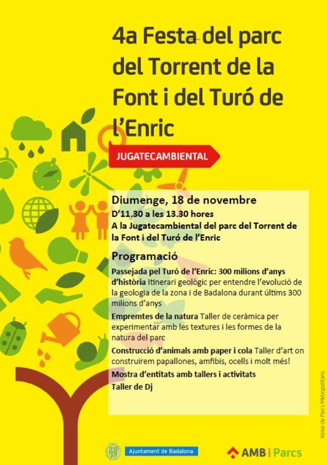 Activitats per aquest diumenge, 18 de novembre, als parcs de Badalona
