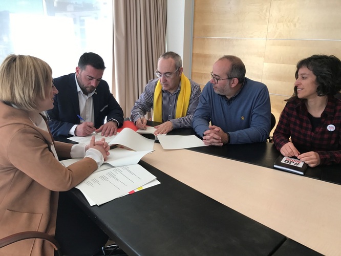 El Govern municipal i ERC-Avancem-MES arriben a un acord per a l’aprovació del pressupost 2019