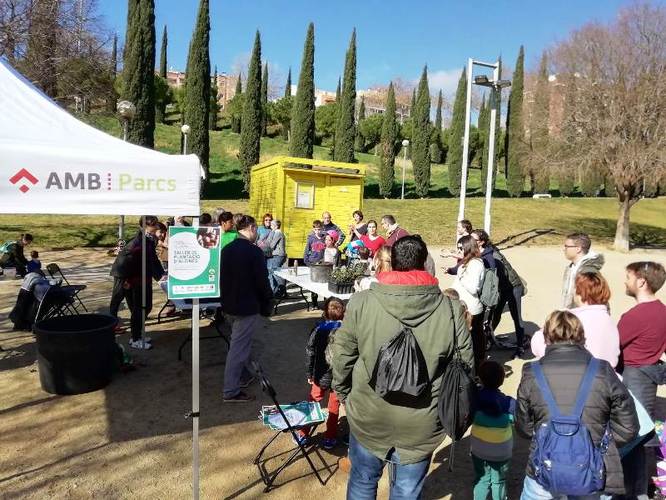 L’activitat “Manualitat d’hivern” tanca diumenge 24 de novembre el cicle de tardor de la Jugatecambiental del parc del Torrent de la Font i del Turó de l’Enric