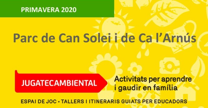 Diumenge es posa en marxa el cicle de primavera de la ‘Jugatecambiental’ del parc de Can Solei i de Ca l’Arnús de Badalona