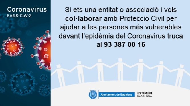 L’Ajuntament de Badalona demana als negocis que tinguin material sanitari que el donin per repartir-lo en els centres sanitaris que ho necessitin