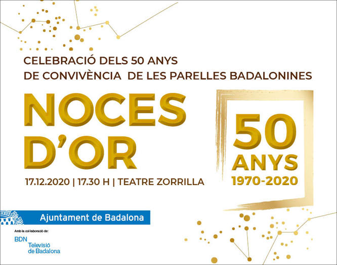 Obert el termini per a la inscripció a les Noces d’Or 2020 per a les parelles que aquest any compleixen 50 anys de convivència