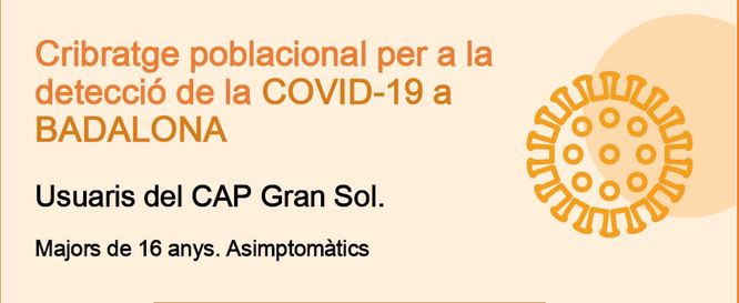 El CAP Gran Sol de Badalona acull un cribratge intensiu contra la COVID-19