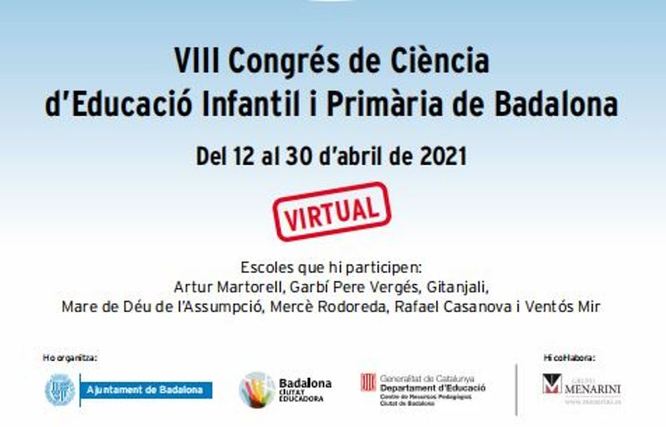 Badalona celebra del 12 al 30 d’abril el VIII Congrés de Ciència d’Educació Infantil i Primària