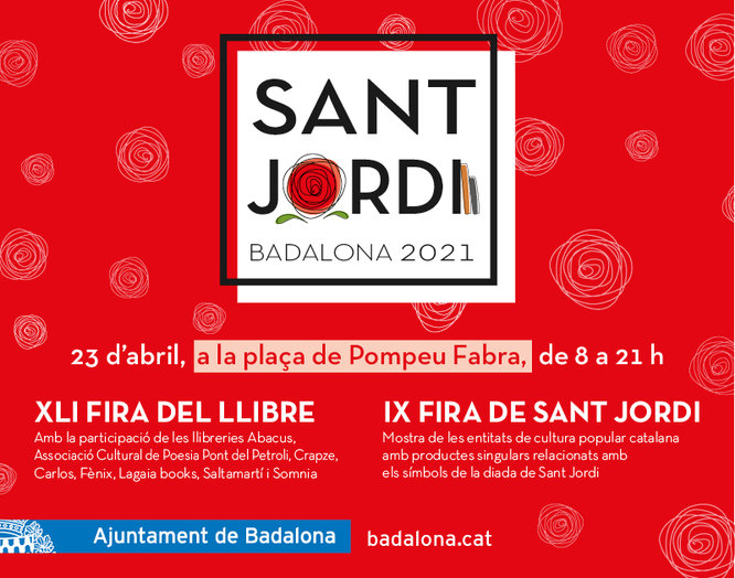 Celebració de Sant Jordi 2021 a Badalona