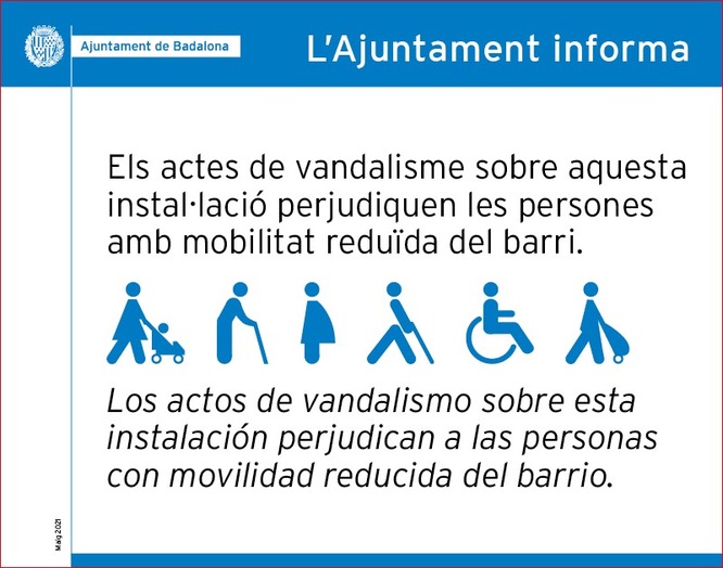 Aquest dimarts 11 de maig torna a entrar en funcionament l’ascensor del carrer d’Hipòlit Lázaro