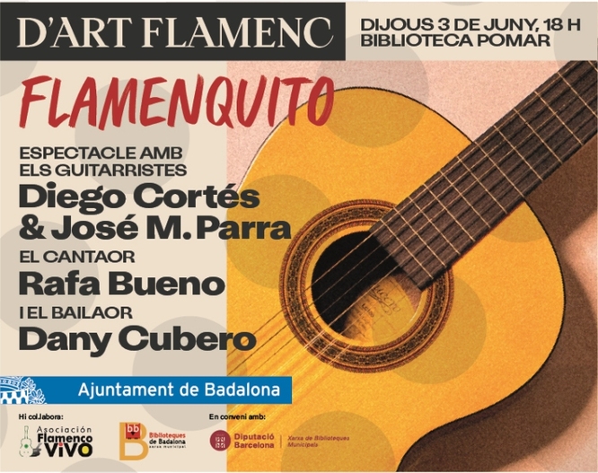 L’espectacle “Flamenquito” arriba demà dijous a la Biblioteca Pomar per apropar la cultura flamenca a les noves generacions