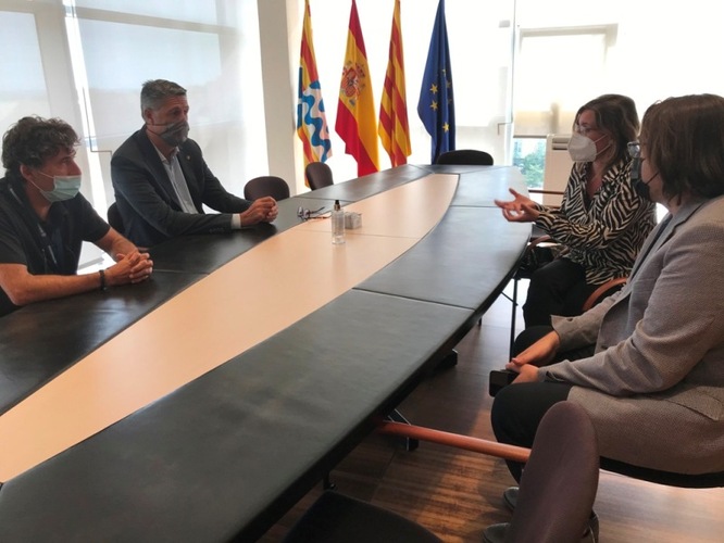 L’alcalde es reuneix amb la directora de l’Escola Tècnica Superior d’Enginyeria de Camins, Canals i Ports de la UPC per plantejar alternatives al projecte d’ADIF d’instal·lar pantalles acústiques a la Rambla