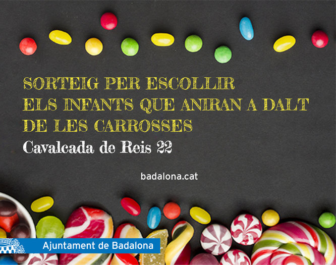 Avui dijous 28 d’octubre s’obre el termini de presentació de sol·licituds per als infants que vulguin anar a dalt de les carrosses durant la Cavalcada de Reis