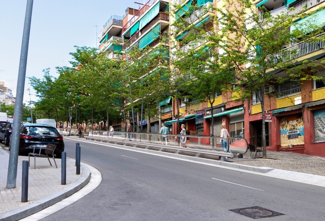 L’alcalde de Badalona presenta les obres de les noves rampes mecàniques que s’instal·laran al carrer Juan Valera