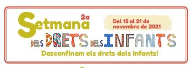 Badalona celebra del 15 al 21 de novembre la segona Setmana dels Drets dels Infants amb el lema “Desconfinem els drets dels infants!”