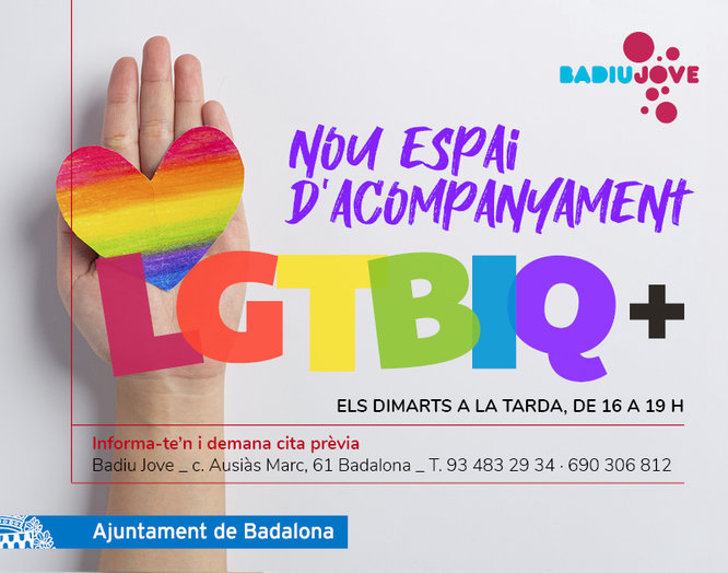 El Badiu Jove posa en marxa un espai d’acompanyament LGTBIQ+