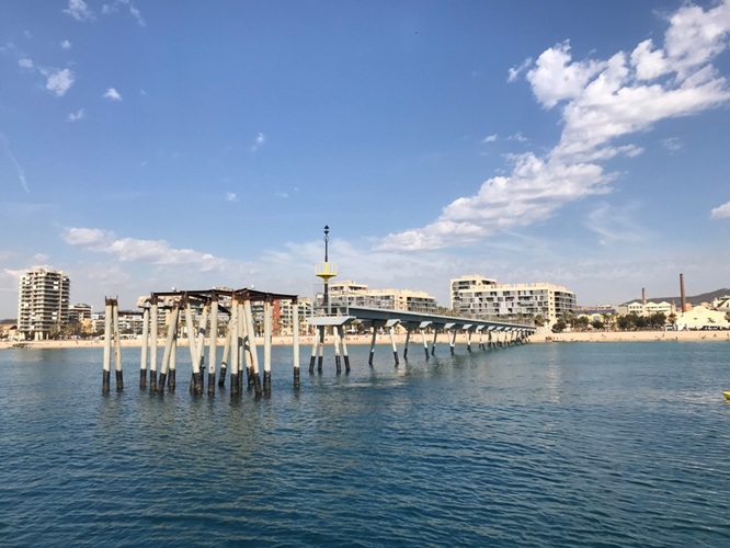 El dilluns 25 de juliol comencen els treballs de l’estudi geotècnic necessari per redactar el projecte executiu de restauració del pont del Petroli de Badalona