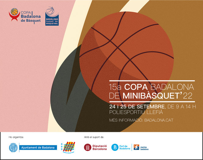 Aquest cap de setmana es disputa la 15a Copa Badalona de Minibàsquet al poliesportiu Llefià