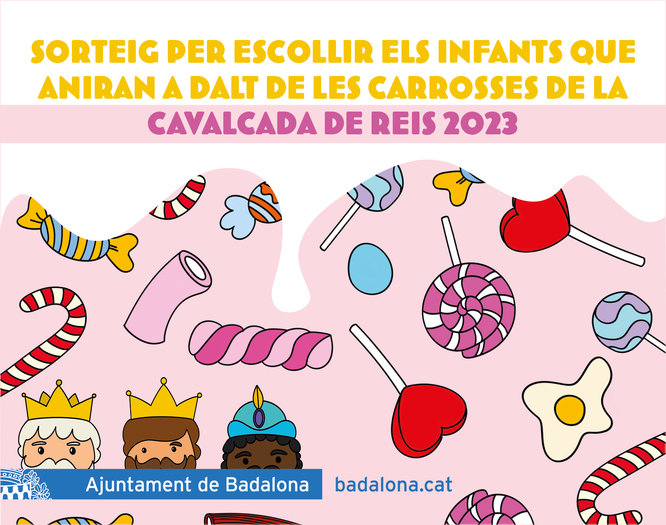 A partir del 2 de novembre s’obre el termini de presentació de sol·licituds per als infants que vulguin anar a dalt de les carrosses durant la Cavalcada de Reis