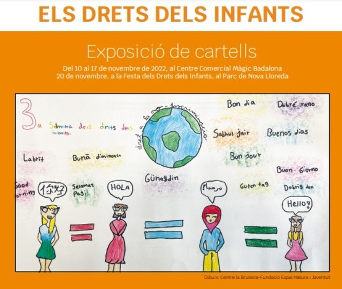 El Consell dels Infants de Badalona (CIB) presenta al Centre Comercial Màgic una exposició sobre els Drets dels Infants