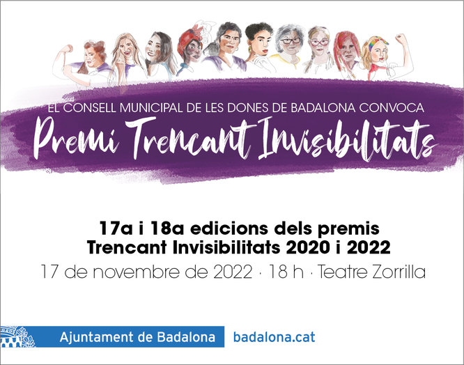 Aquest dijous 17 de novembre es celebra la cerimònia de lliurament del Premi Trencant Invisibilitats