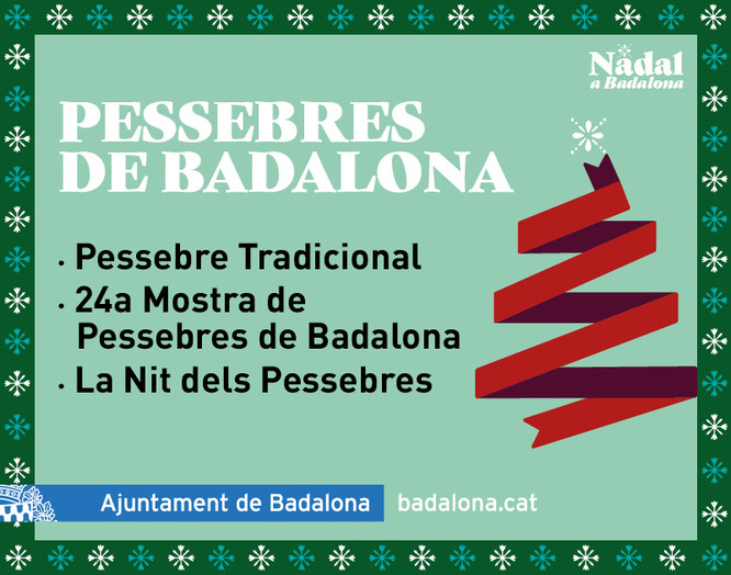 Dimarts 13 de desembre s’inaugura el Pessebre de la plaça de la Vila i la 24a Mostra de Pessebres a la sala El Refugi