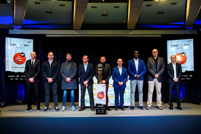 Sorteig del quadre de La Copa del Rei de bàsquet Badalona 2023