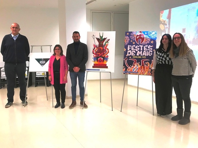 Un dimoni “Sense fum!” és l’escollit per cremar la nit de Sant Anastasi en les Festes de Maig de Badalona