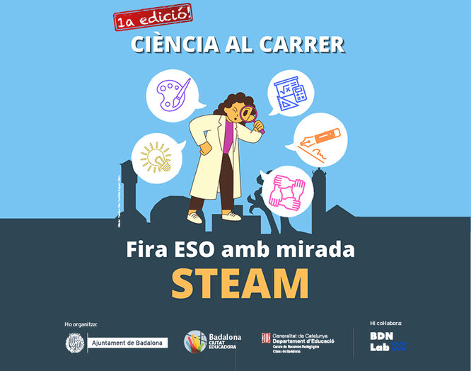 Badalona celebra la primera edició de la Fira de Ciència al carrer amb una mirada STEAM