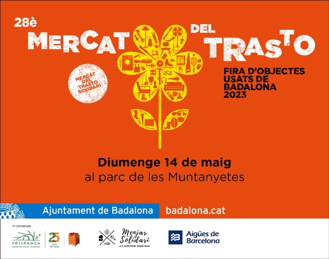 El parc de les Muntanyetes acollirà aquest diumenge 14 de maig la 28a edició del Mercat del Trasto amb 200 parades