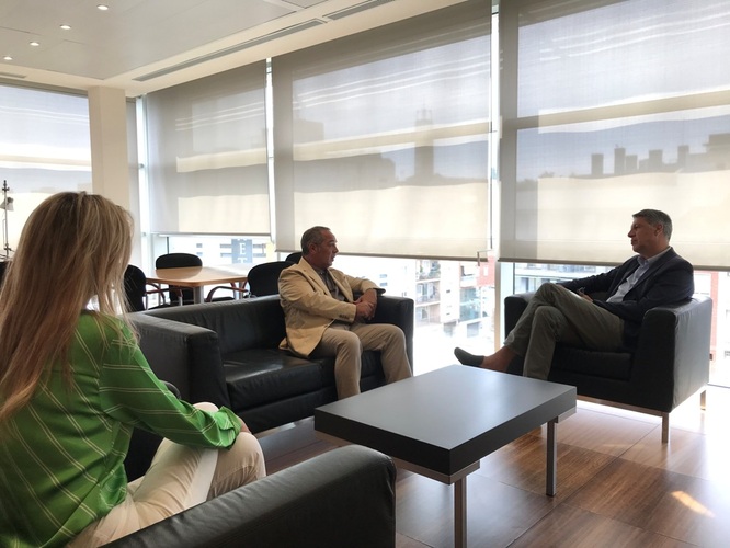 L’alcalde de Badalona es reuneix amb el president de la Federació Empresarial de Badalona per abordar les actuacions necessàries per impulsar l’economia local
