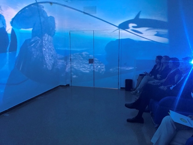 L’alcalde de Badalona inaugura la sala immersiva EMOTIVA al Centre Sociosanitari El Carme