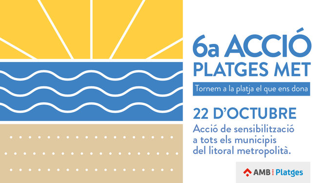Badalona participa aquest diumenge en la 6a edició de la campanya Acció Platges Met de sensibilització ciutadana sobre els valors dels ecosistemes litorals metropolitans
