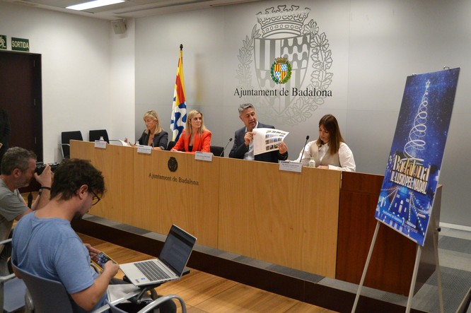 L’alcalde Xavier Garcia Albiol presenta la campanya de Nadal “més espectacular que convertirà Badalona en una ciutat referent”