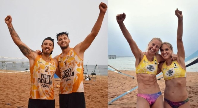 Es lliuren a Badalona els premis del Vichy Catalán Volei Tour - Campionat de Catalunya de Vòlei Platja 2023