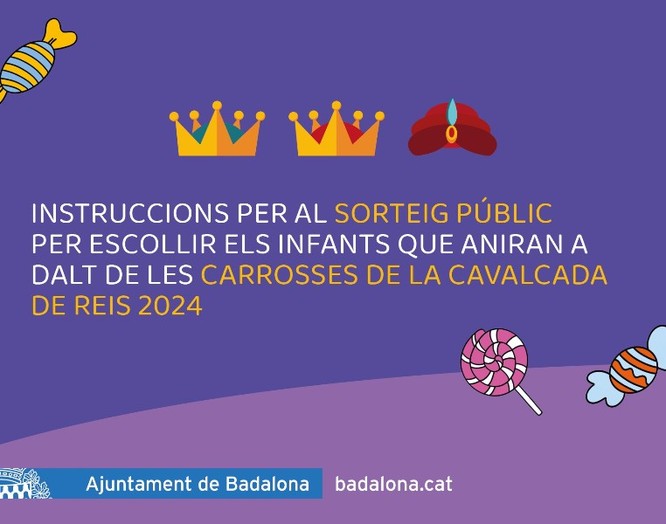 Dijous 2 de novembre s’obre el termini de presentació de sol·licituds per als infants que vulguin participar en la Cavalcada de Reis anant a dalt de les carrosses